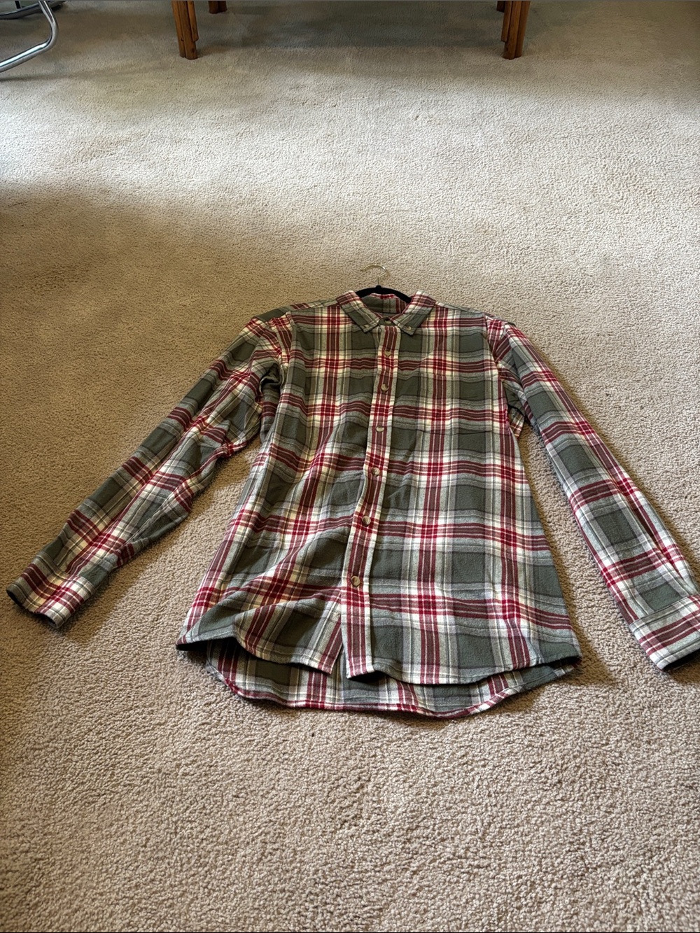 RedHead Green and Red Plaid Button-Down Shirt